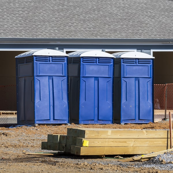 is there a specific order in which to place multiple portable restrooms in Abingdon Illinois